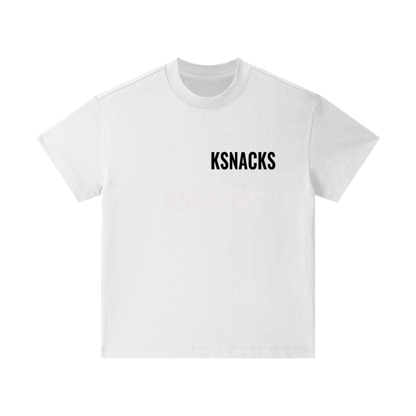Ksnacks white Pure Cotton Essential Kids T-Shirt