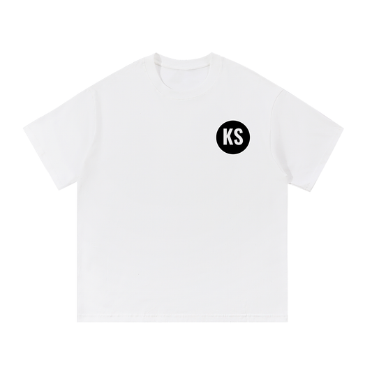 Ksnacks white Essential Cotton T-Shirt