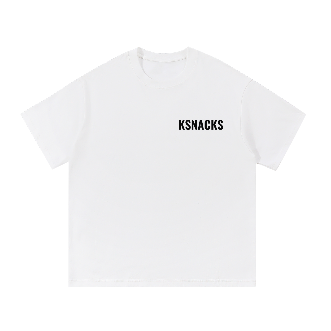 Ksnacks white Essential Cotton T-Shirt